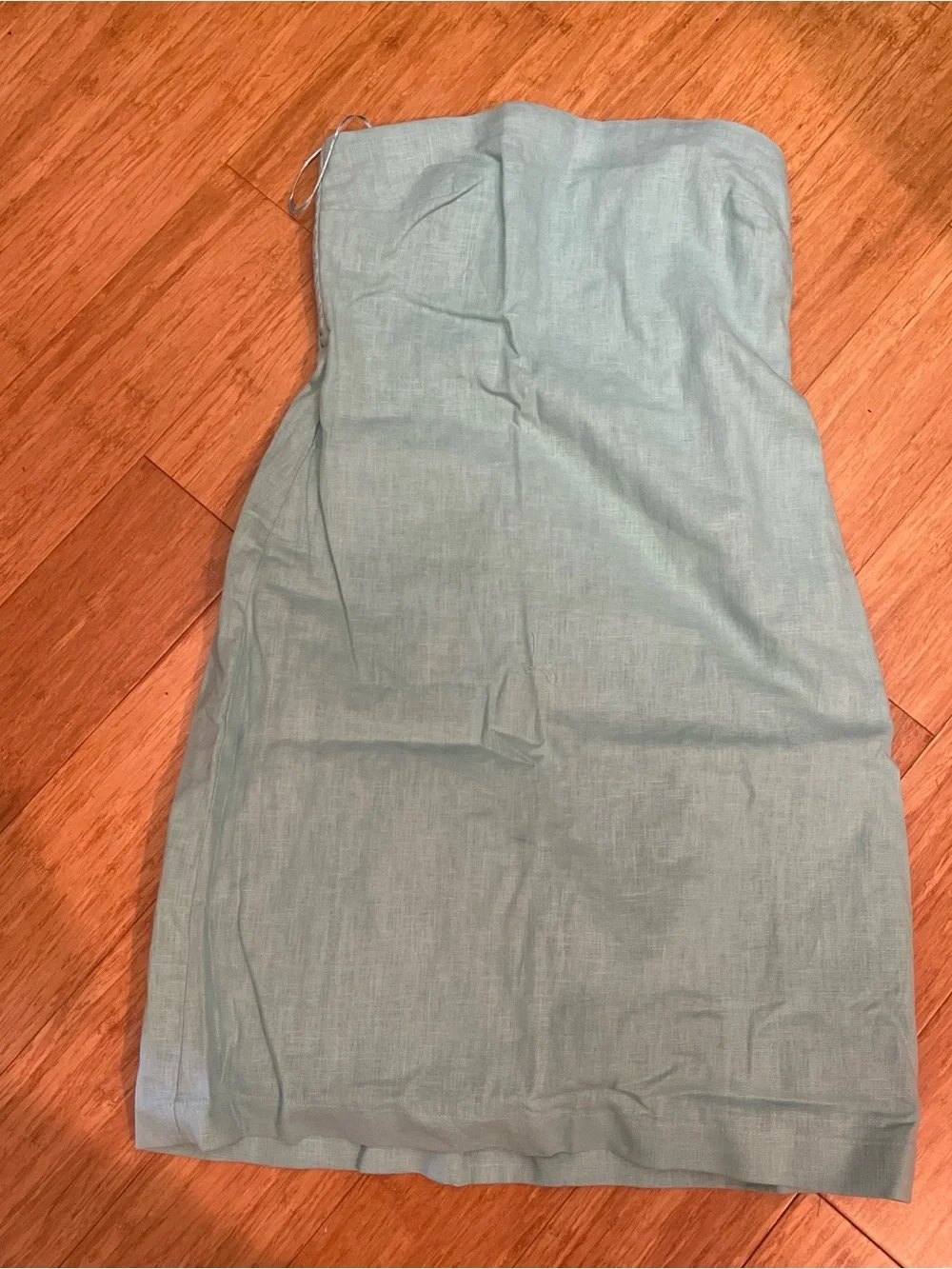 Abercrombie & Fitch Light Turquoise Strapless Dress - Picture 4 of 6